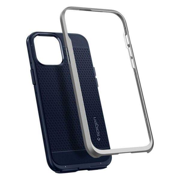 Spigen iPhone 12 Pro Max ile Uyumlu Kılıf Neo Hybrid Satin Silver