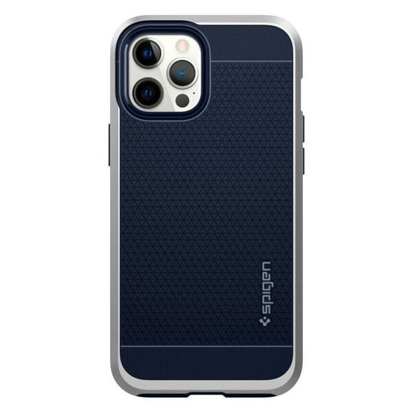 Spigen iPhone 12 Pro Max ile Uyumlu Kılıf Neo Hybrid Satin Silver