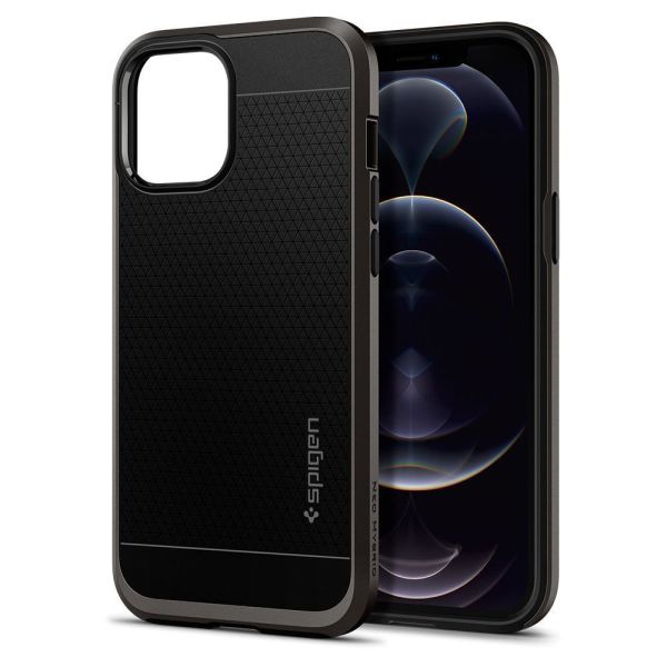 Spigen iPhone 12 Pro Max ile Uyumlu Kılıf Neo Hybrid Gunmetal
