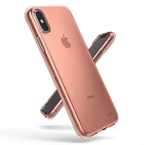 Ringke Air iPhone XS ile Uyumlu KIlıf Rose Gold 1.04 mm