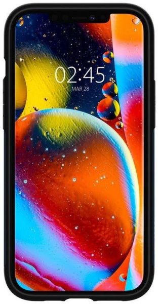 Spigen iPhone 12 Pro Max ile Uyumlu Kılıf Slim Armor Navy Blue