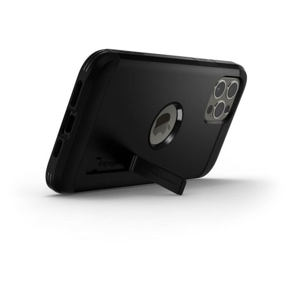 Spigen iPhone 12 Pro Max ile Uyumlu Kılıf Tough Armor Black