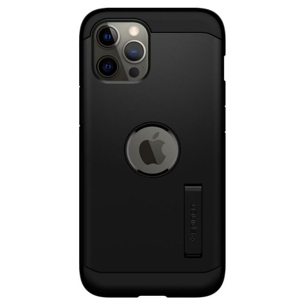 Spigen iPhone 12 Pro Max ile Uyumlu Kılıf Tough Armor Black