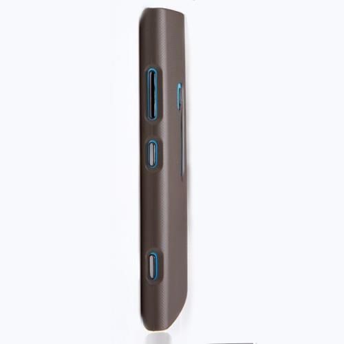 Nillkin Lumia 920 ile Uyumlu Sert Kauçuk Kılıf Kahverengi