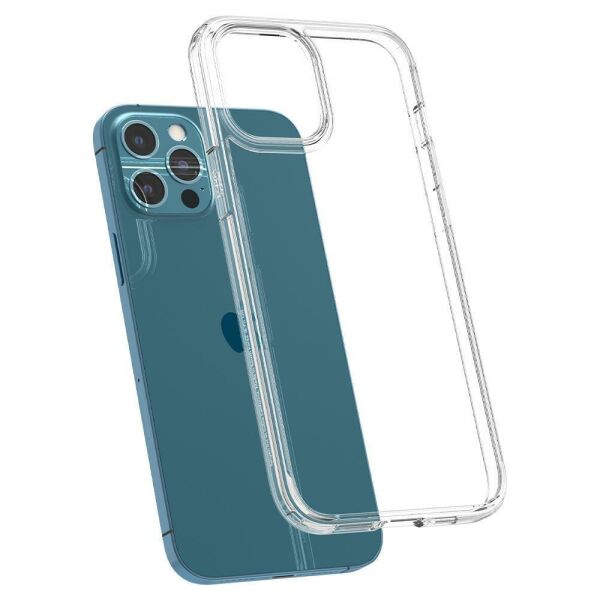 Spigen iPhone 12 Pro Max ile Uyumlu Kılıf Ultra Hybrid Crystal Clear