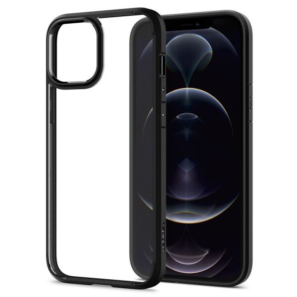 Spigen iPhone 12 Pro Max ile Uyumlu Kılıf Ultra Hybrid Matte Black