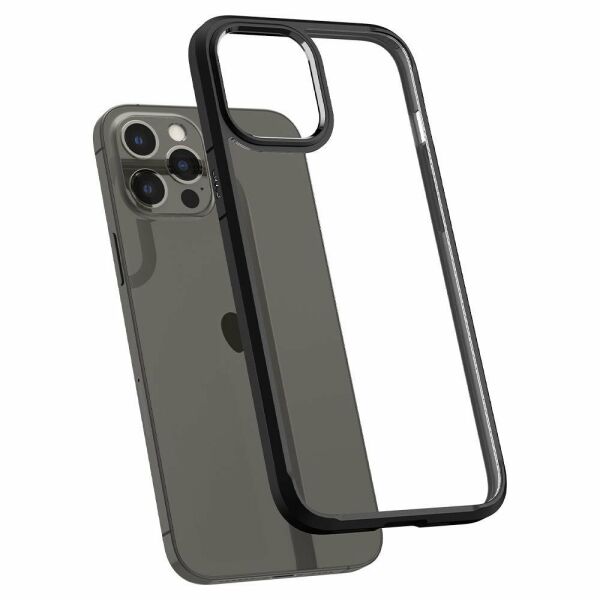 Spigen iPhone 12 Pro Max ile Uyumlu Kılıf Ultra Hybrid Matte Black