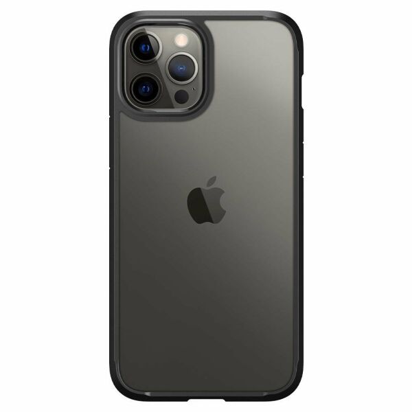 Spigen iPhone 12 Pro Max ile Uyumlu Kılıf Ultra Hybrid Matte Black
