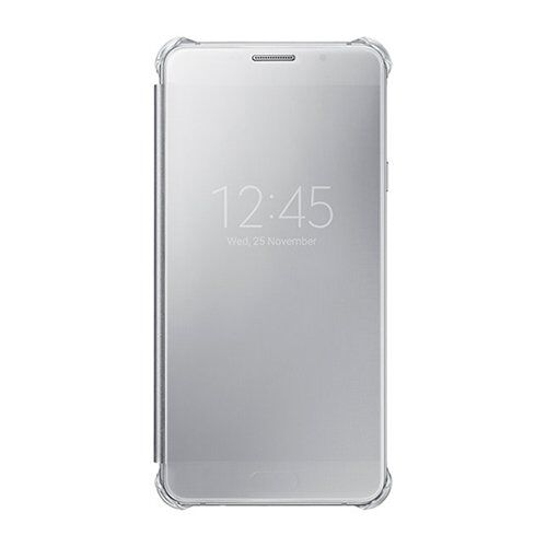 Galaxy A7 (2016) A710F ile Uyumlu Clear View Cover Gri EF-ZA710CSEGWW