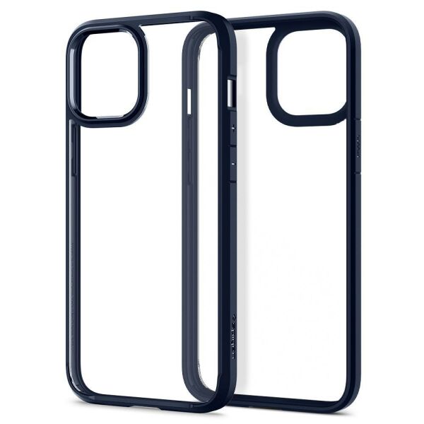 Spigen iPhone 12 Pro Max ile Uyumlu Kılıf Ultra Hybrid Navy Blue