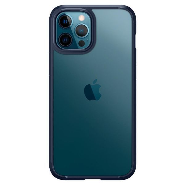 Spigen iPhone 12 Pro Max ile Uyumlu Kılıf Ultra Hybrid Navy Blue