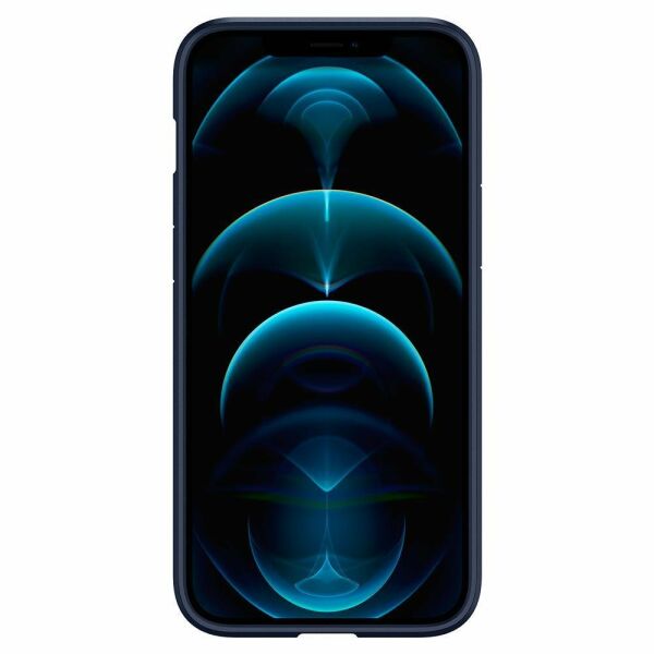 Spigen iPhone 12 Pro Max ile Uyumlu Kılıf Ultra Hybrid Navy Blue