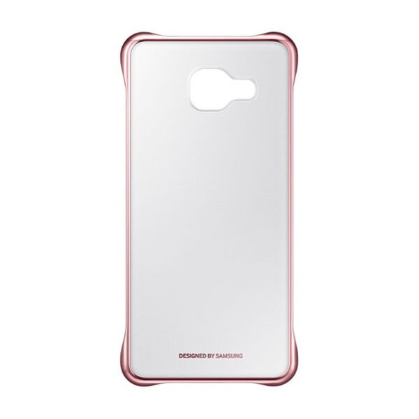 Galaxy A3 (2016) A310F ile Uyumlu Clear Back Cover Kılıf Pembe EF-QA310CZEGWW