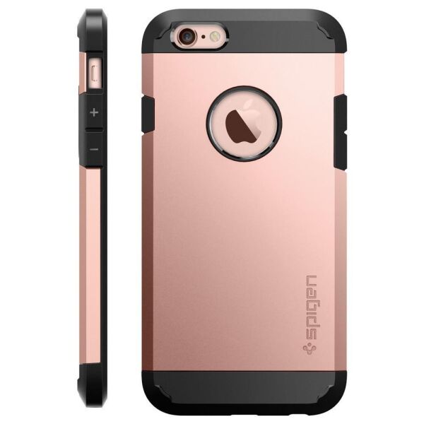 Spigen iPhone 6/6s ile Uyumlu Kılıf Tough Armor Rose Gold