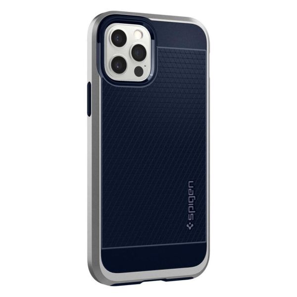 Spigen iPhone 12 Pro / iPhone 12 ile Uyumlu Kılıf Neo Hybrid Satin Silver