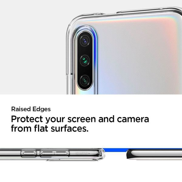 Spigen Mi A3 ile Uyumlu Kılıf Liquid Crystal Crystal Clear