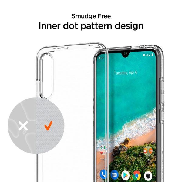 Spigen Mi A3 ile Uyumlu Kılıf Liquid Crystal Crystal Clear