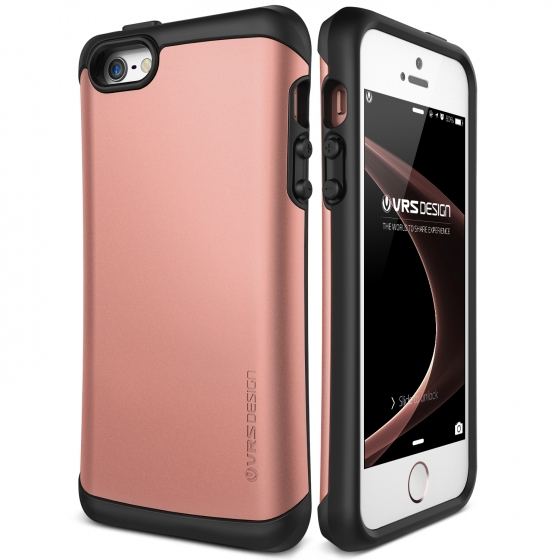 VRS iPhone 5SE ile Uyumlu Hard Drop Kılıf Rose Gold