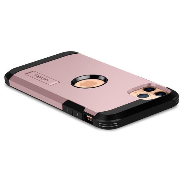 Spigen iPhone 11 Pro ile Uyumlu Kılıf Tough Armor XP Rose Gold