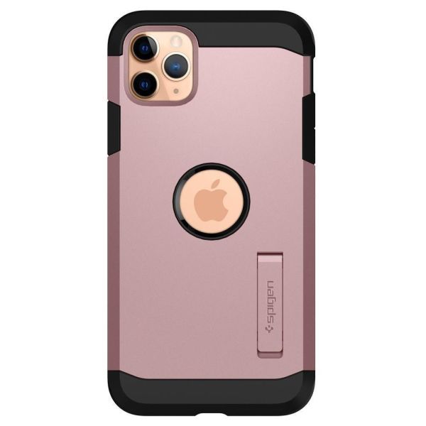Spigen iPhone 11 Pro ile Uyumlu Kılıf Tough Armor XP Rose Gold