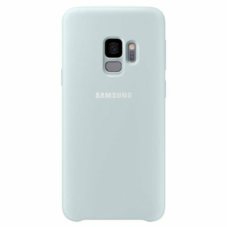 Galaxy S9 ile Uyumlu Kılıf Silicone Cover Mavi EF-PG960TLEGWW (Out)