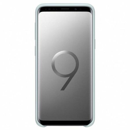 Galaxy S9 ile Uyumlu Kılıf Silicone Cover Mavi EF-PG960TLEGWW (Out)