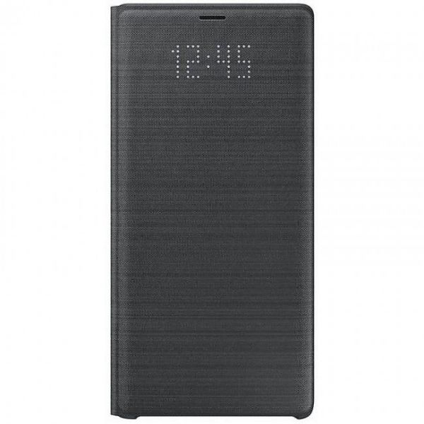 Galaxy Note 9 ile Uyumlu LED View Cover Kılıf (Siyah) EF-NN960PBEGWW