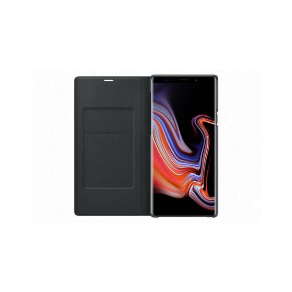Galaxy Note 9 ile Uyumlu LED View Cover Kılıf (Siyah) EF-NN960PBEGWW