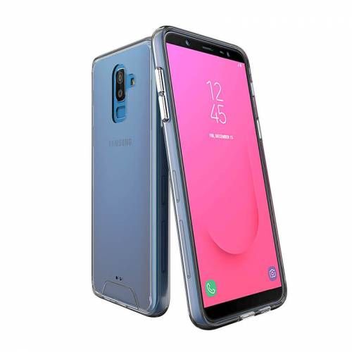 Zore Galaxy J8 2018 ile Uyumlu Gard Silikon Kılıf Şeffaf 1.3mm