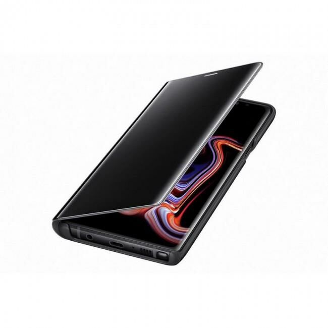 Galaxy Note 9 ile Uyumlu Clear View Cover Siyah EF-ZN960CBEGWW