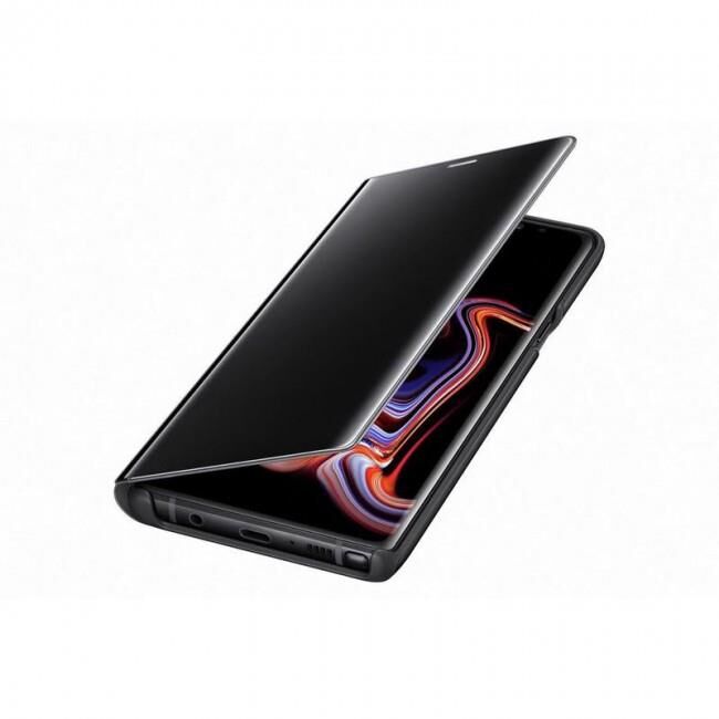 Galaxy Note 9 ile Uyumlu Clear View Cover Siyah EF-ZN960CBEGWW