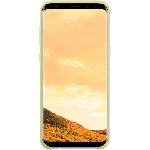 Galaxy S8 Plus ile Uyumlu Kılıf Silicone Cover Sarı EF-PG955 (Out)