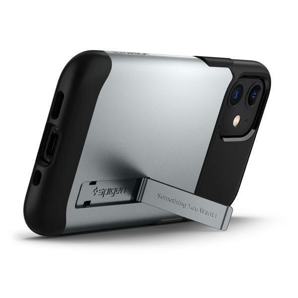 Spigen iPhone 12 Mini ile Uyumlu Kılıf Slim Armor Satin Silver