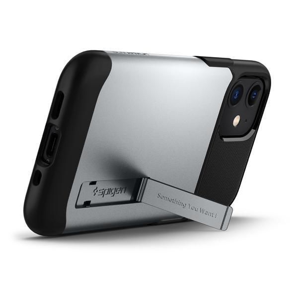Spigen iPhone 12 Mini ile Uyumlu Kılıf Slim Armor Satin Silver