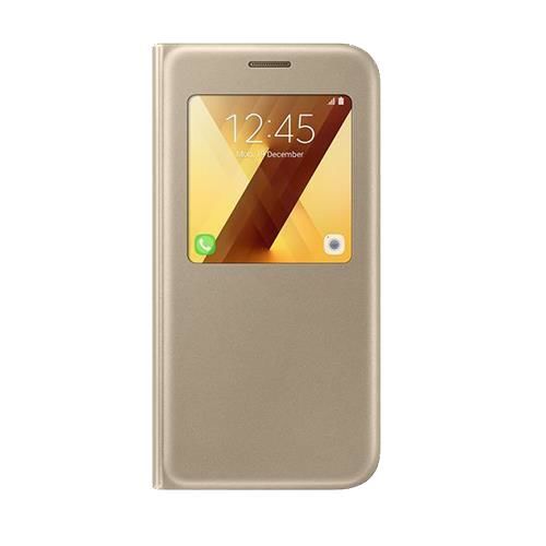 Galaxy A5(2017) ile Uyumlu S View Cover Altın EF-CA520PFEGWW
