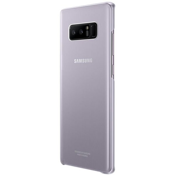Galaxy Note 8 ile Uyumlu Clear Cover Mor EF-QN950CVEGWW