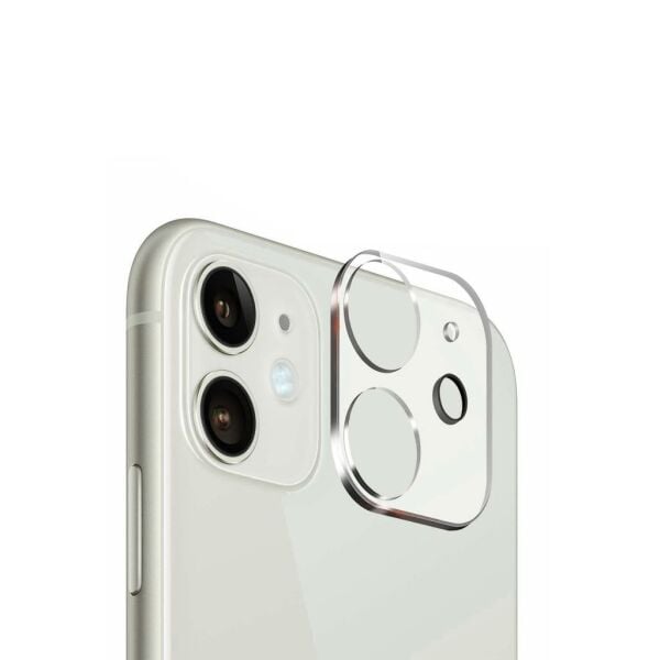 iPhone 11 ile Uyumlu Kamera Koruyucu Şeffaf