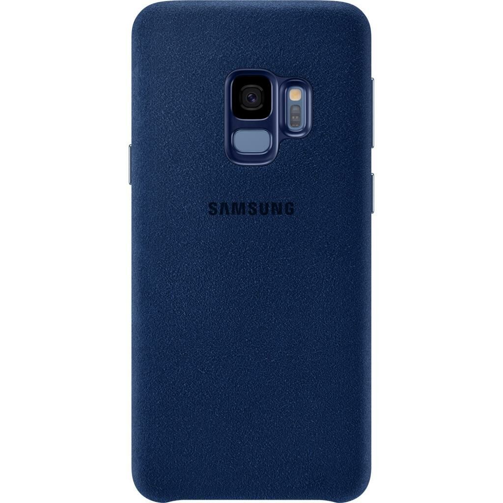 Galaxy S9 ile Uyumlu Alacantara Cover Lacivert EF-XG960ALEGWW