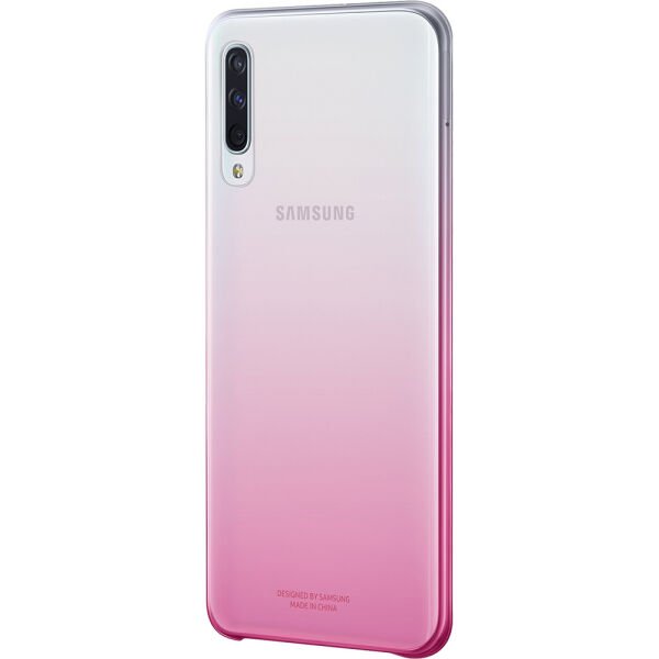 Galaxy A50 ile Uyumlu Clear Cover Pembe EF-AA505CPEGWW