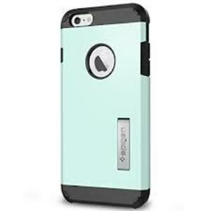 Spigen iPhone 6s Plus/6 Plus ile Uyumlu Kılıf Tough Armor Mint