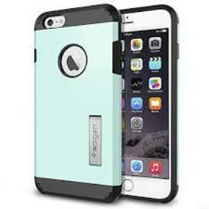 Spigen iPhone 6s Plus/6 Plus ile Uyumlu Kılıf Tough Armor Mint