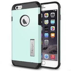 Spigen iPhone 6s Plus/6 Plus ile Uyumlu Kılıf Tough Armor Mint