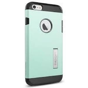Spigen iPhone 6s Plus/6 Plus ile Uyumlu Kılıf Tough Armor Mint