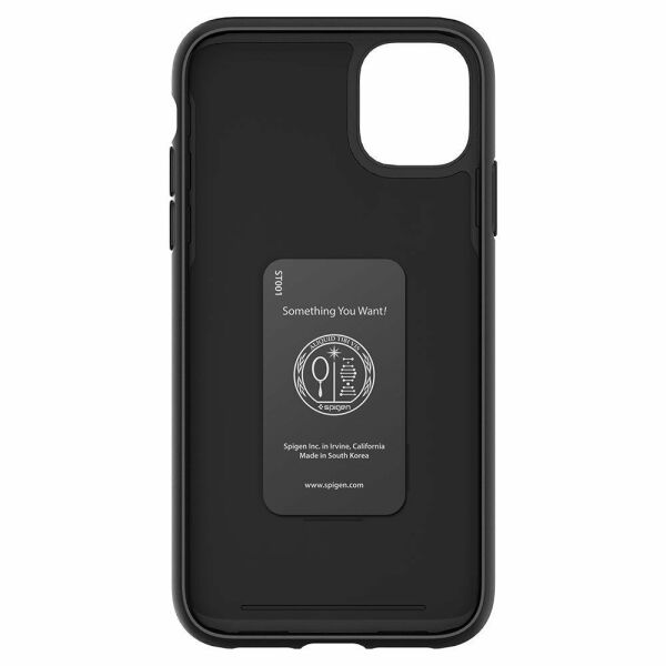 Spigen iPhone 11 ile Uyumlu Kılıf Thin Fit Pro Black