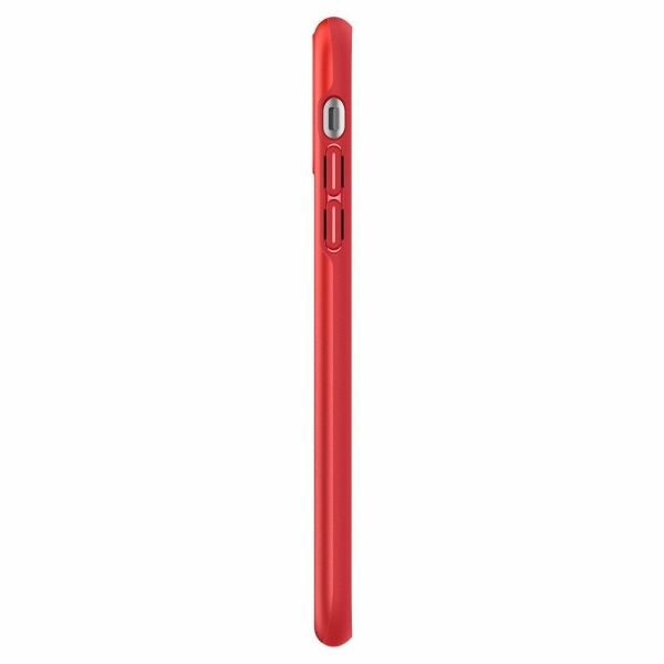 Spigen iPhone 11 ile Uyumlu Kılıf Thin Fit Pro Red