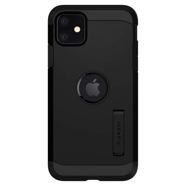 Spigen iPhone 11 ile Uyumlu Kılıf Tough Armor Black