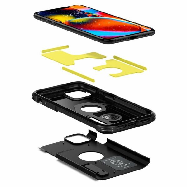 Spigen iPhone 11 ile Uyumlu Kılıf Tough Armor XP Black