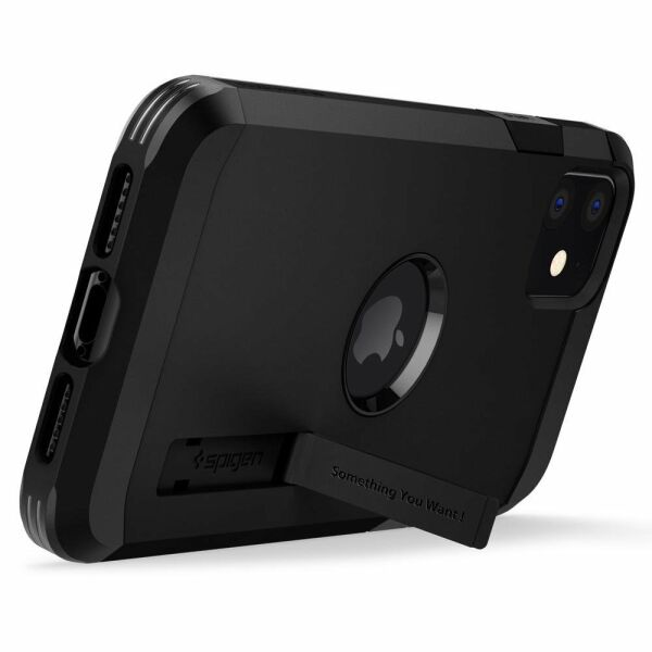 Spigen iPhone 11 ile Uyumlu Kılıf Tough Armor XP Black
