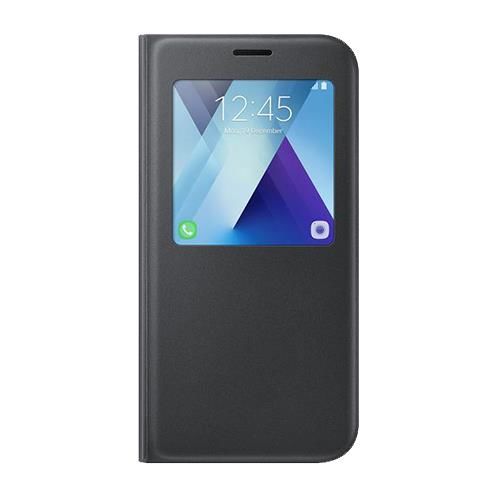 Galaxy A7(2017) ile Uyumlu S View Cover Siyah EF-CA720PBEGWW (Out)
