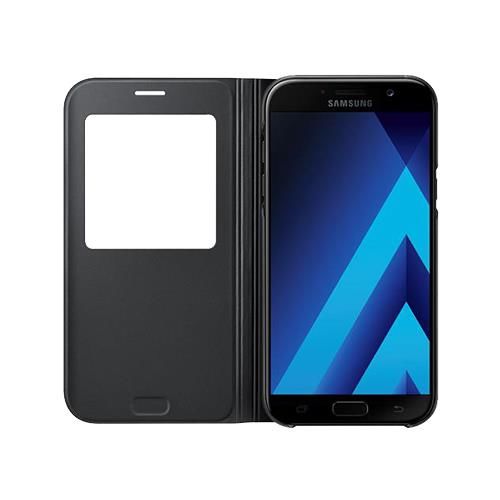 Galaxy A7(2017) ile Uyumlu S View Cover Siyah EF-CA720PBEGWW (Out)